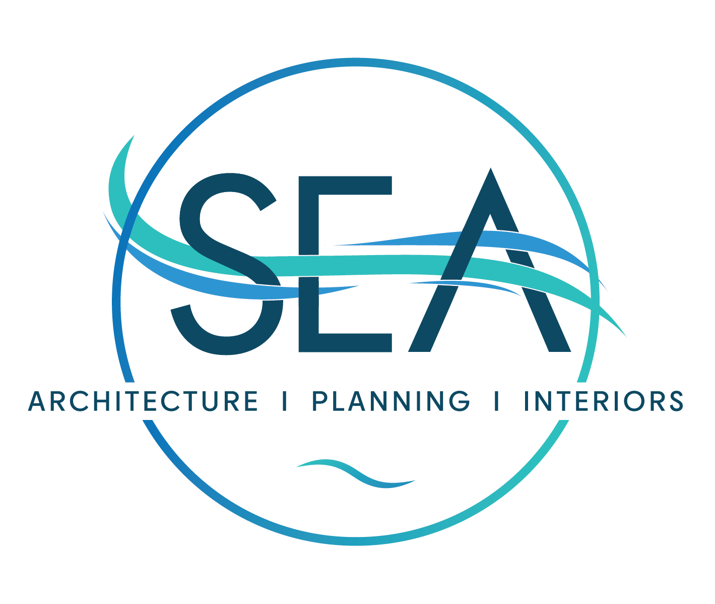 S E A Logo with blue waves
